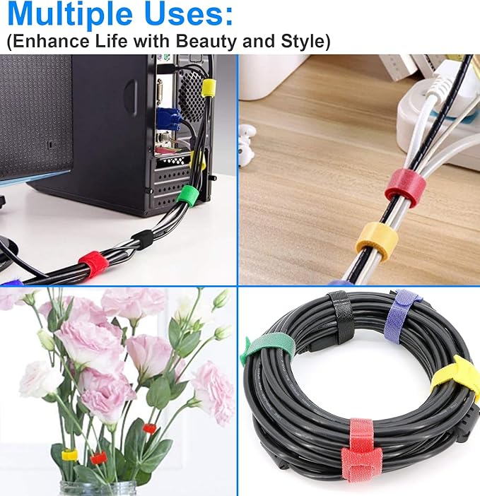 60 PCS Garland Ties Plant Cable Straps - Image 7