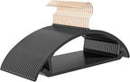 MIZGI Premium Plastic Hangers Heavyduty- Black No Shoulder Bump Suit Hangers by MIZGI
