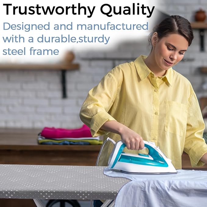 SheeChung Ironing Board 13"x43", Compact Ironing Board - Image 4