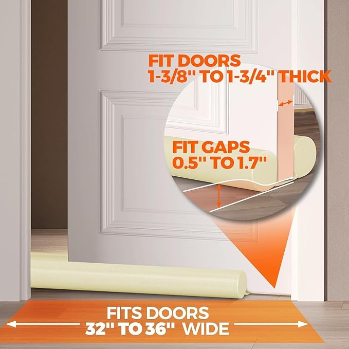 Holikme Door Draft Stopper 2×36inch - Image 4