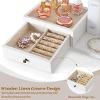 VINAEMO Jewelry Organizer Hanging Wall Mounted Jewelry Holder - Image 4