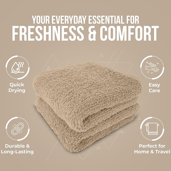 DAN RIVER 12 Pack Wash Cloths for Showering - Image 5