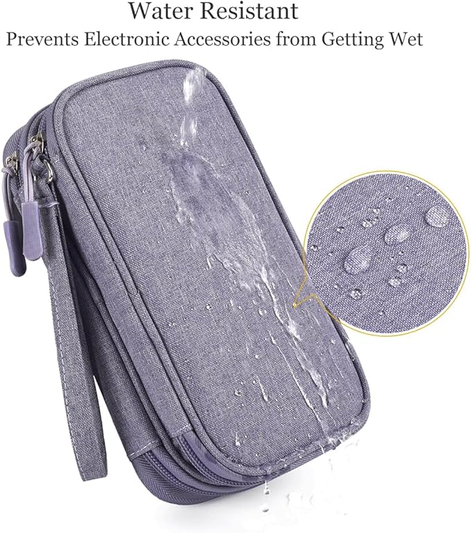 Cord Organizer Bag, Travel Cable Organizer Case Waterproof Accessories Pouch - Image 2