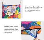 Hanging Laundry Hamper with Stainless Steel Hooks, Oxford Fabric Printing Door - Image 4