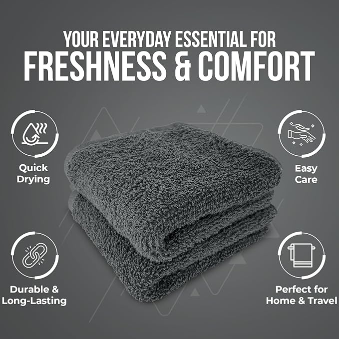 DAN RIVER 24 Pack Wash Cloths for Showering - Image 5
