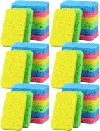 36 - Pack Non-Scratch Scrub Sponges - Sponges by Mainlyrunmakeupsuppliers