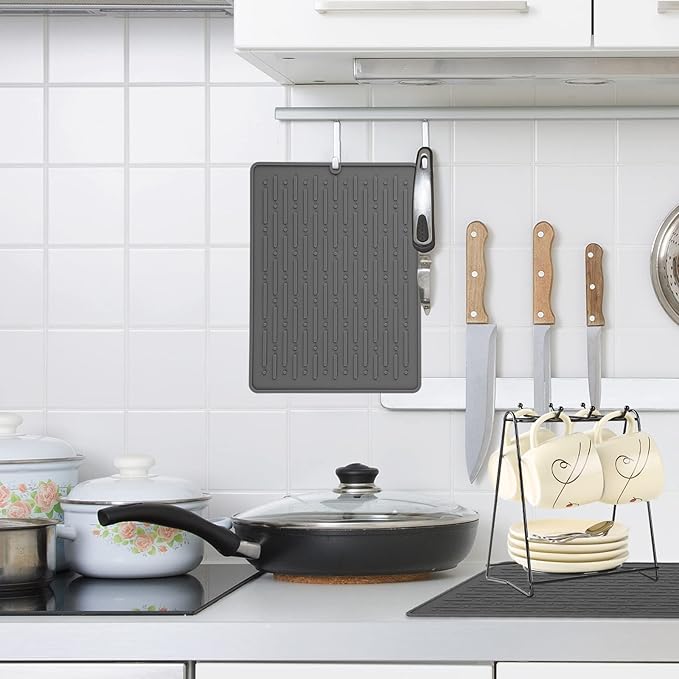 Dish Drying Mats, Heat-resistant Silicone Mat - Image 7