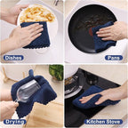 Homaxy 12 Pack Kitchen Dish Cloths, Super Soft and Absorbent Coral Velvet Dish - Image 4