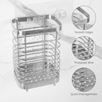 Wall Mount Toothbrush Holder for Bathroom, Stainless Steel Rustproof Toothbrush - Image 2