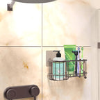 Simple Houseware 6 Slots Toothbrush Holder Adhesive Wall Organizer - Image 5