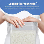 Chef's Path Extra Large Tall Airtight Food Storage Containers, Airtight Food - Image 3