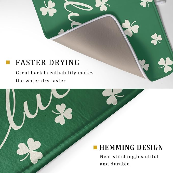 St Patricks Day Dish Drying Mat - Image 3