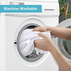 HOMEXCEL White Microfiber Cleaning Cloth, 5 Pack Cleaning Towels - Image 7
