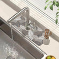 Embossed Leaf Texture Sink Splash Guard Grey Leaf Faucet Absorbing Mat Fast by Unknown