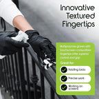 Inspire Black Nitrile Disposable Gloves | 4.5 Nitrile Disposable Safety Medical - Image 7