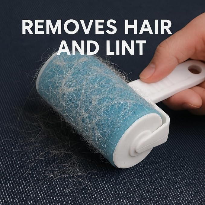 Reusable Lint Roller Sticky Picker Set Cleaner Lint Roller Pet Hair Remover - Image 2