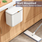 Compost Bin Kitchen for Countertop or Under Sink, 2.6 Gallon Hanging Small - Image 8