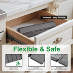 Stone Drying Mat for Kitchen Counter Large, Foldable Quick Dry Diatomaceous - Image 4