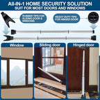 Rerishom Door Security Bar, Door Stoppers Security bar, Heavy Duty Door Lock - Image 2
