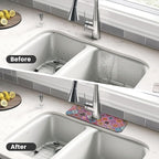 Boho Mandala Bohemian Floral Kitchen Sink Splash Guard Faucet Mat Super - Image 4
