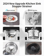 3 in 1 Kitchen Sink Drain Strainer Anti-Clogging Kitchen Sink Drain Stopper - Image 6