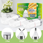 ALLCLEAN 4 Gallon Small Trash Bags, 180 Bags Unscented Small Garbage Bags - Image 6