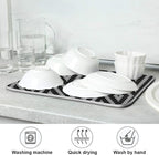Super Absorbent Dish Drying Mat, Microfiber Fast-Drying Dish Mat, Kitchen Dish - Image 7