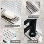 WIFORH Faucet Mat for Kitchen Sink, 16 inch Long Diatomite Fast Drying Stone - Image 3