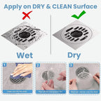 Hair Catcher Shower Drain Disposable Mesh Stickers, 35 Pack - Image 6