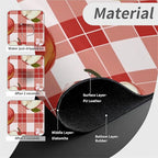 Kitchen Sink Splash Guard，Apple-on a checkered Faucet Mat Sink Gadgets-Super - Image 4