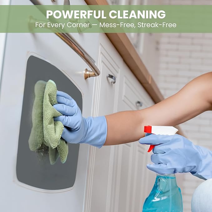 Microfiber Cleaning Cloth, 34 Pack Assorted Color Cleaning Rags - Image 6
