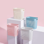 UUJOLY Plastic Small Trash Can Wastebasket, Garbage Container Basket - Image 5