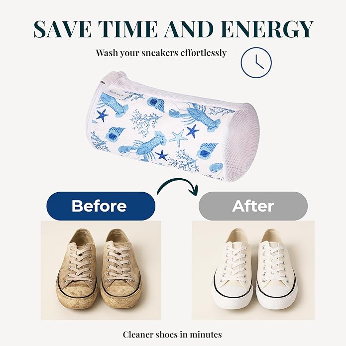 Bluehome Shoe Washing Machine Bags – Protective Mesh Laundry Bags - Image 3