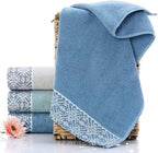 2 Pack Cotton Hand Towels, 100% Cotton Face Towels, Durable Highly Absorbent - Image 2