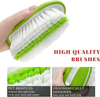 Carpet and Upholstery Cleaning Brush, Stiff Bristle Detailing Scrubber - Image 3