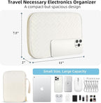 Electronics Organizer Travel Case, Charger Bag Cord Organizer Travel, - Image 4