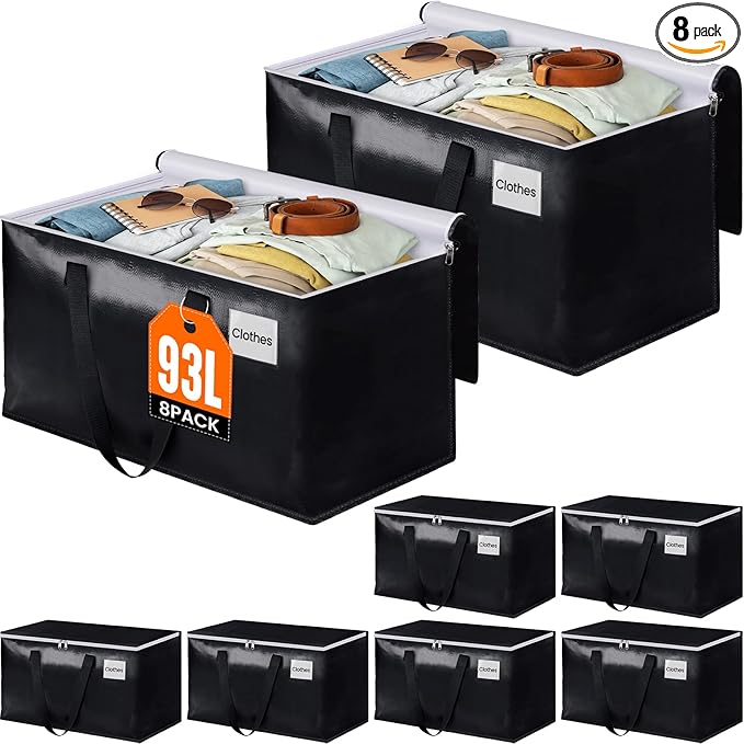 BlissTotes Moving Bags, Heavy Duty Moving Boxes by BlissTotes