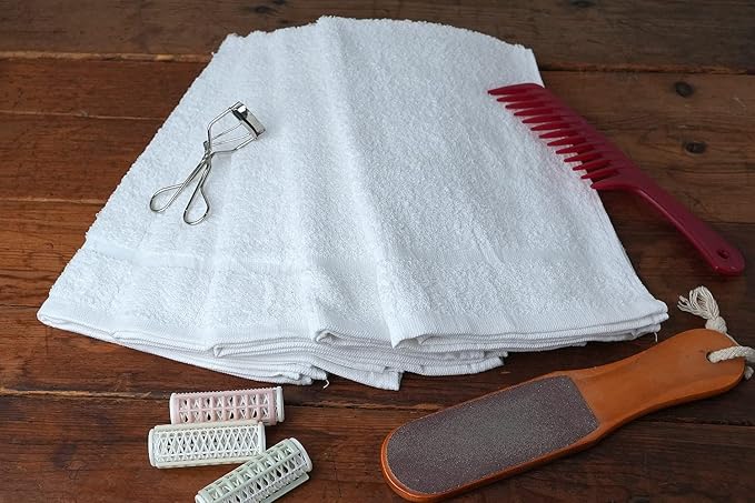 Basic Hand Towels 16x26 Inches – Bulk Pack of 24 – White Color – Soft and - Image 6