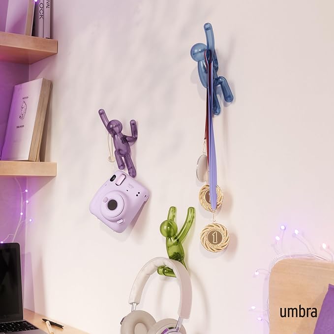 Umbra Buddy Wall Hooks – Decorative Wall Mounted Coat Hooks - Image 2
