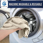 GLIMGLINT Brown Microfiber Cleaning Cloth, 12PK Reusable Cleaning Rags - Image 6