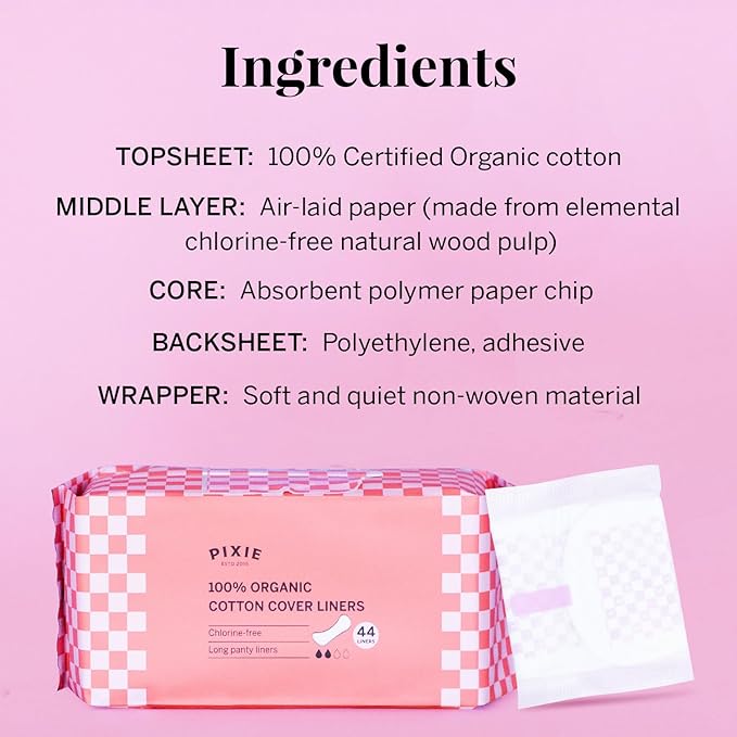 Pixie Organic Cotton Panty Liners - Image 8