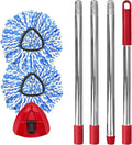 Spin Mop Replacement Set for O-Ceda 2-Tank System, Includes 2 Mop Head by Nuorest