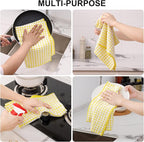Kitinjoy Cotton 12 Pack Kitchen Towels and Dishcloths Sets, 16 x 25 Inch & 12 X - Image 4