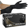 Disposable Nitrile Gloves, Chemical Resistant, Powder and Latex Free, Food Safe by AFYecmy