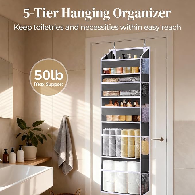 5 Tiers Over Door Organizer - Image 4
