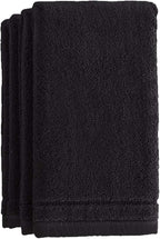 Creative Scents Cotton Fingertip Towels Set Black by CreativeScents