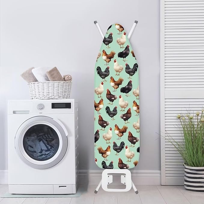 Rooster Ironing Board Cover Heat Reflective Stain Resistant Ironing Board Covers - Image 3