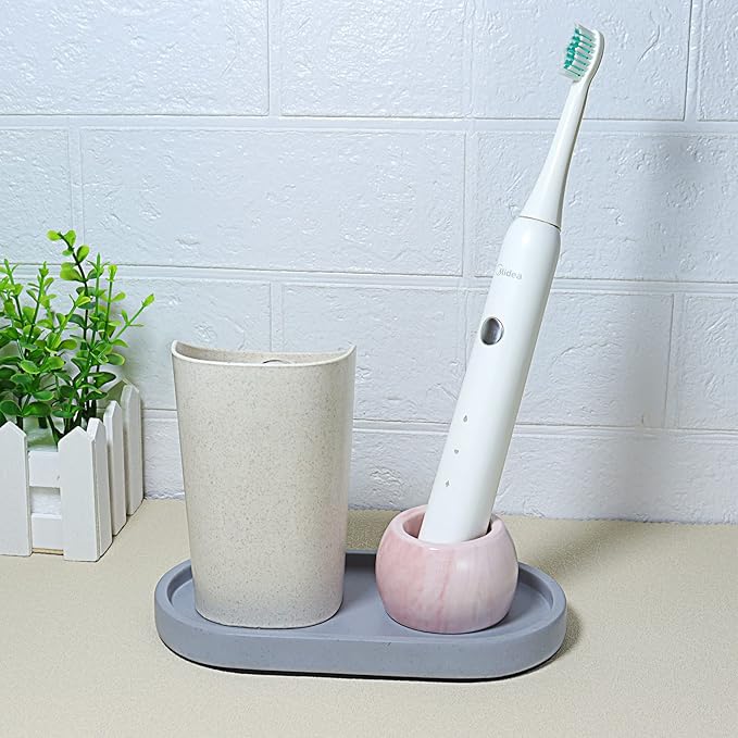 Small Ceramic Electric Toothbrush Holder Stand - Image 4