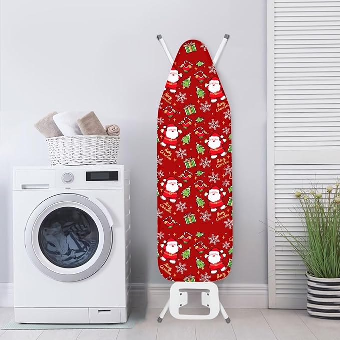 Christmas Cute Santa Claus Ironing Board Cover Standard Ironing Board Cover - Image 3