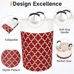 Large Laundry Basket Laundry Hamper Bag Washing Bin Clothes Bag Collapsible Tall - Image 3